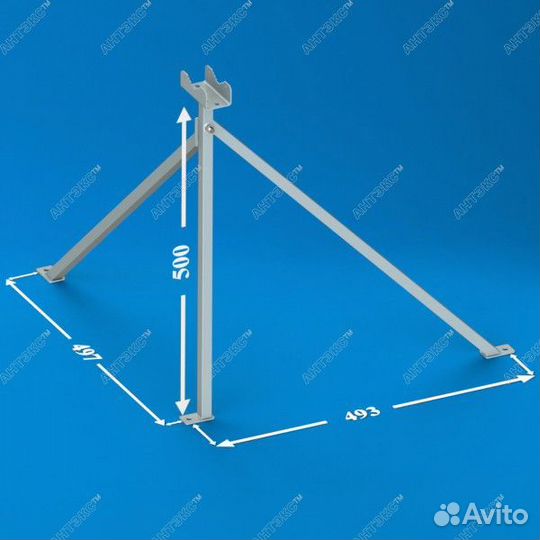Кронштейн стеновой ksum-500 усиленный, комплект