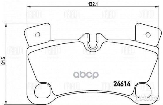Колодки тормозные audi Q7 (06) /porsche cayenne