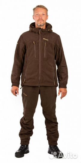 Костюм Nova Tex Якут pride флис, коричневый, р.60