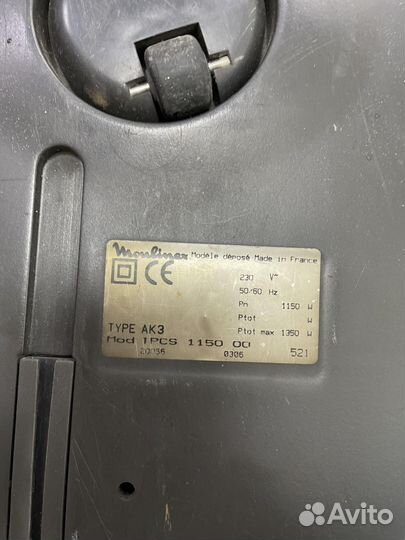 Пылесос Moulinex Ak3 Tpcs 1150