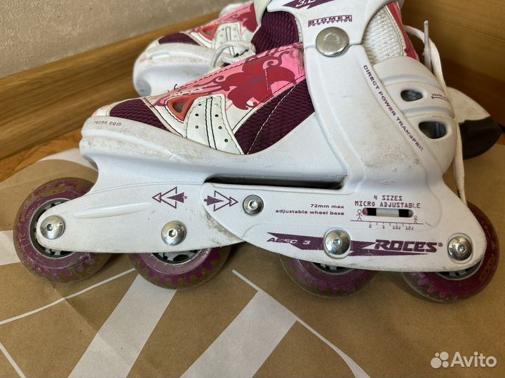 Ролики Roces Flash 3.0 раздвижные р 30-35