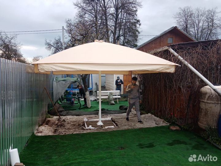 Уличный зонт для кафе