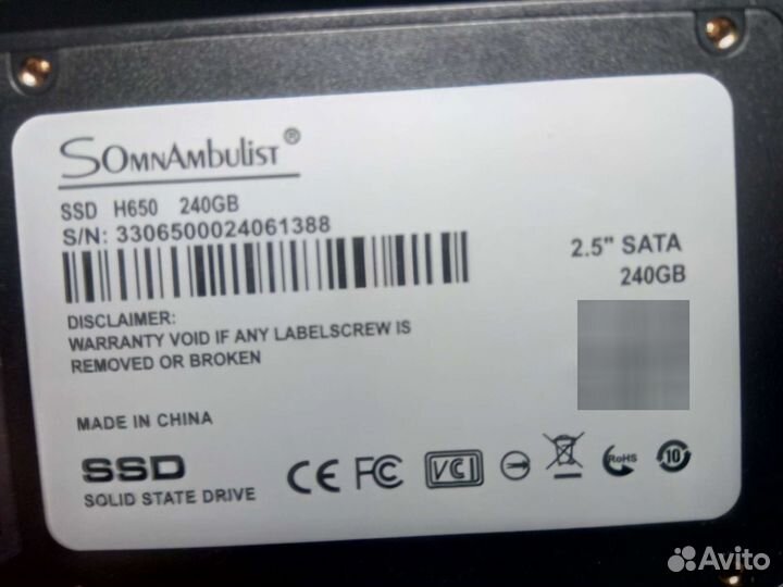 SSD 240Gb новый,есть 120 128 Gb