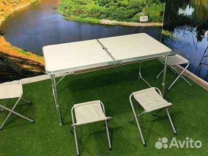 Складной Набор Мебели/ Стол 4 стула