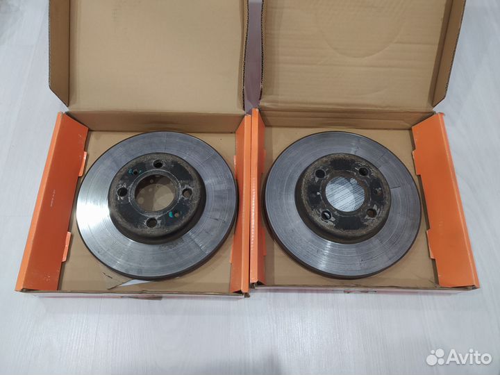 Комплект передних тормозных дисков kia rio 4