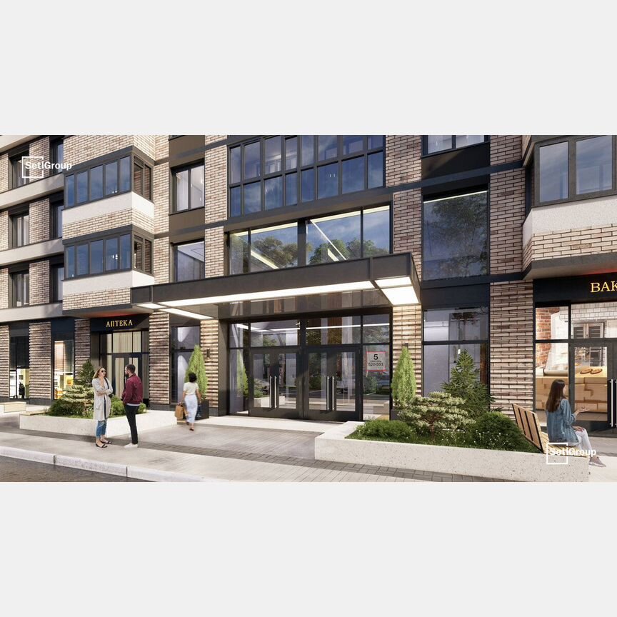 1-к. квартира, 30,7 м², 10/12 эт.