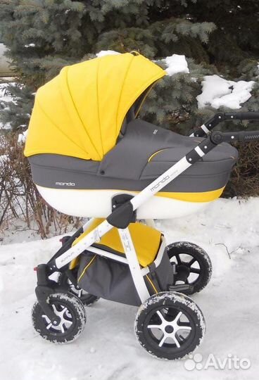 Коляска 2 в 1 mondo expander эко кожа