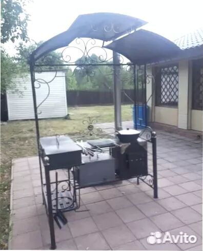 Мангал С крышей