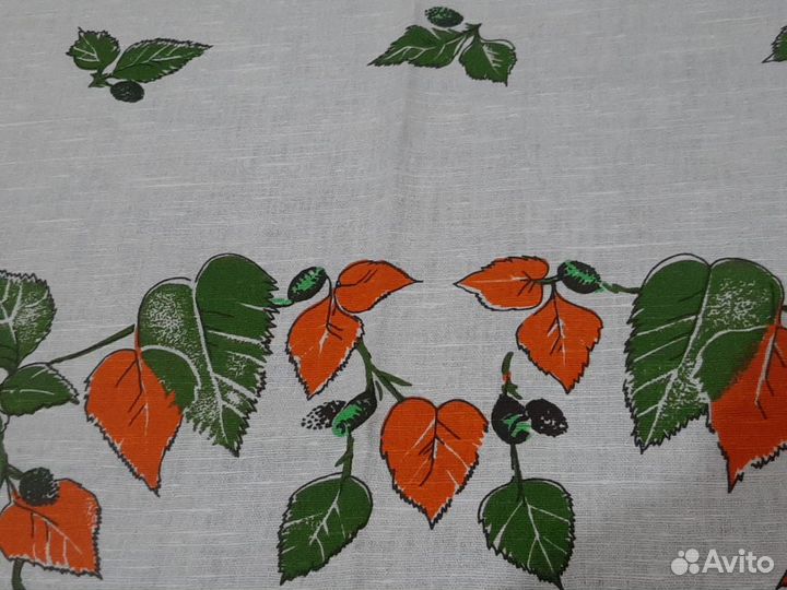 Скатерти лен + хлопок, СССР