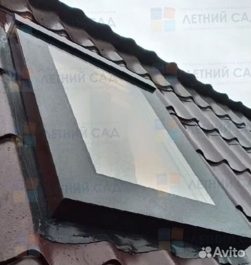 Мансардное окно из профиля Rehau 540x1240 мм (шхв)