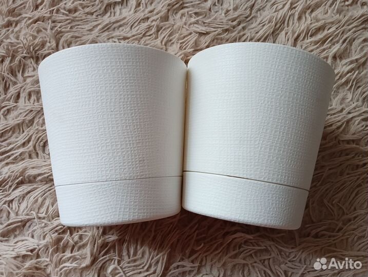 Горшки для цветов 2 шт