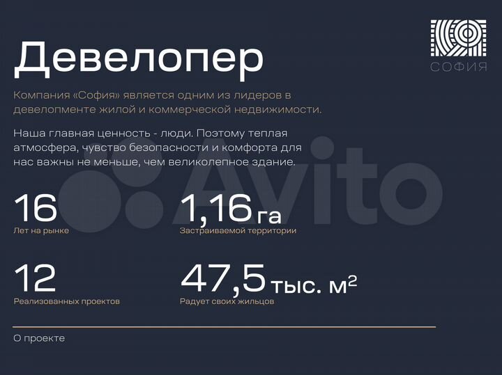 1-к. квартира, 54 м², 9/16 эт.