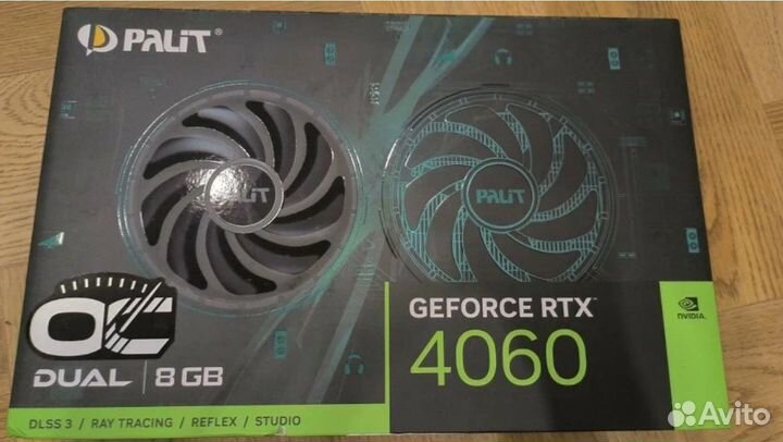 Новая Palit GeForce RTX 4060 Dual OC 8gb