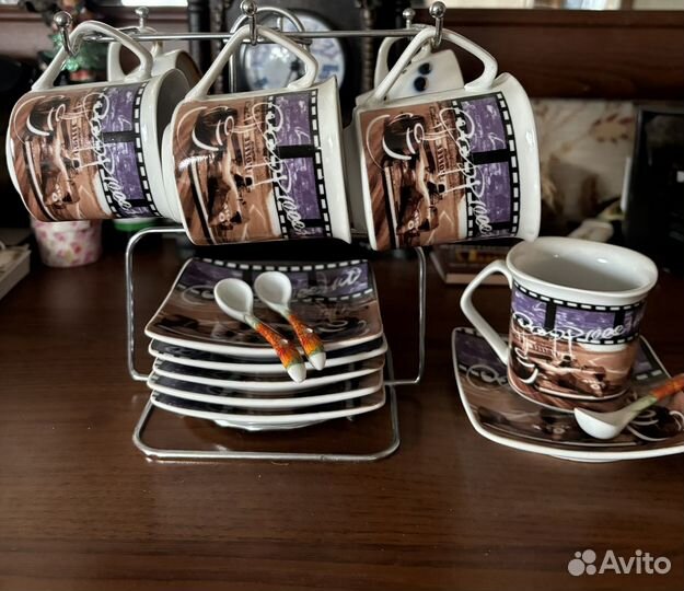 Кофейный сервиз фарфор Ansin collection