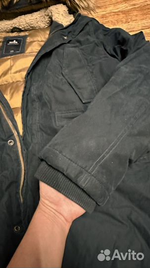 Мужская зимняя парка удлиненная