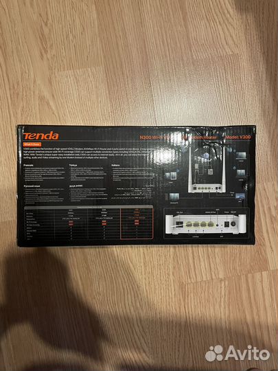 Wifi роутер adsl vdsl Tenda v300