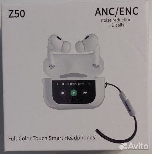 Беспроводные наушники с дисплеем и шумоподавлением