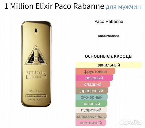 Paco Rabanne 1 Million Elixir 10 мл