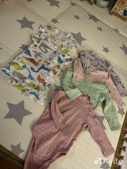Вещи пакетом на девочку 74 80