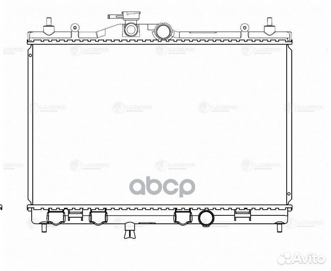 Радиатор охл. для а/м Nissan Juke (10) 1.6i (L
