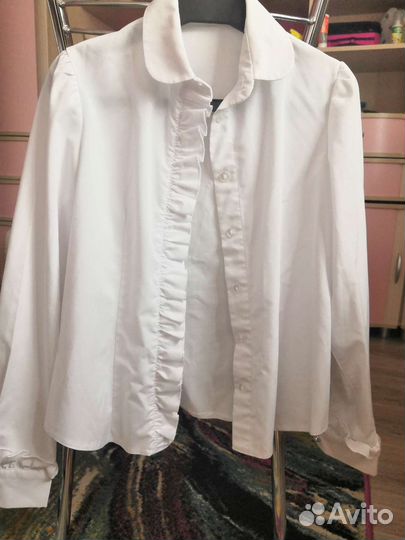 Рубашка школьная для девочки 134