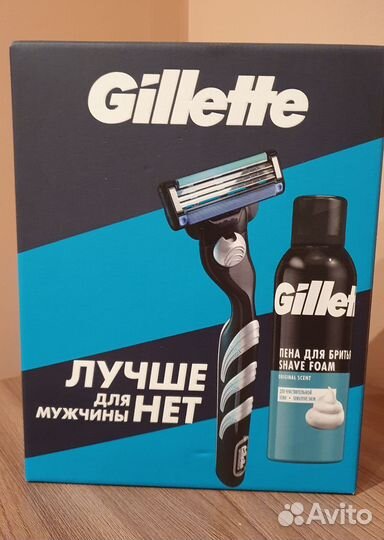 Набор Gillette Mach3 (бритва, кассета, пена)