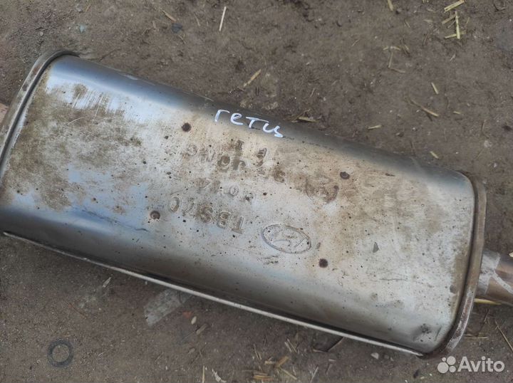 Резонатор Hyundai Getz рестайлинг