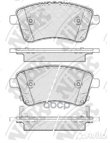 Колодки тормозные дисковые KIA venga 1.6 2010