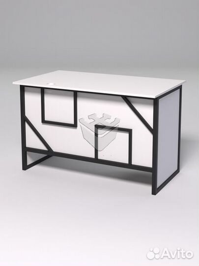 Стол однотумбовый офисный С-06 (правосторонний) &q