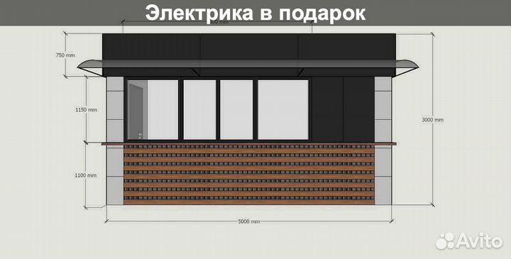 Тороговый ларек, торговый павильон