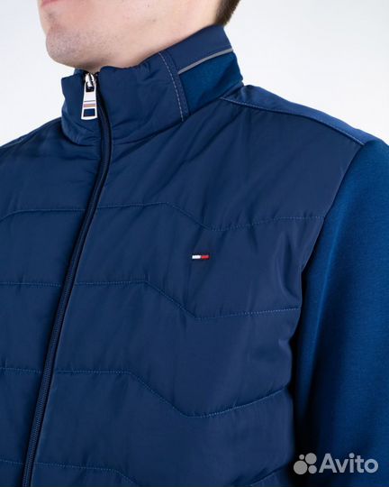 Кофта теплая на замке Tommy Hilfiger (11446) (XXL, Индиго)