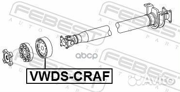 Муфта карданного вала febest vwds-craf vwds-craf