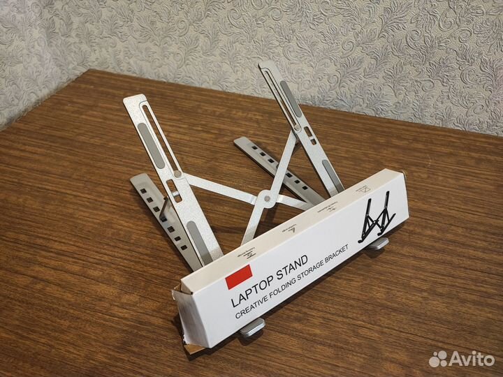 Подставка для ноутбука алюминиевая