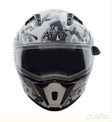 Шлем Снегоходный AiM JK906S Camouflage Glossy L
