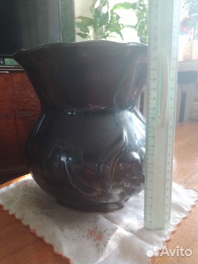 Глиняный вазы, кувшин и крынка СССР