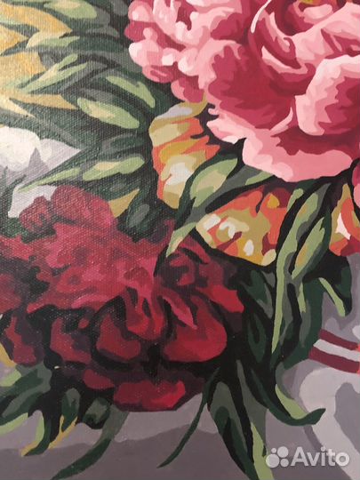 Картины по номерам раскрашенная