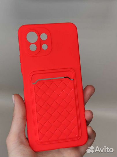 Чехол с карманом Mi 11 lite