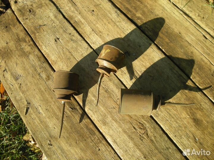 Маслёнки СССР фактурные цилиндрические самовывоз