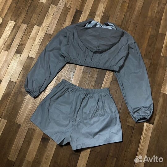 Светоотражающий костюм худи и шорты М