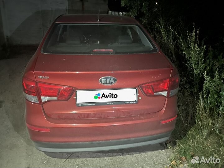 Kia Rio 1.6 AT, 2015, 52 000 км