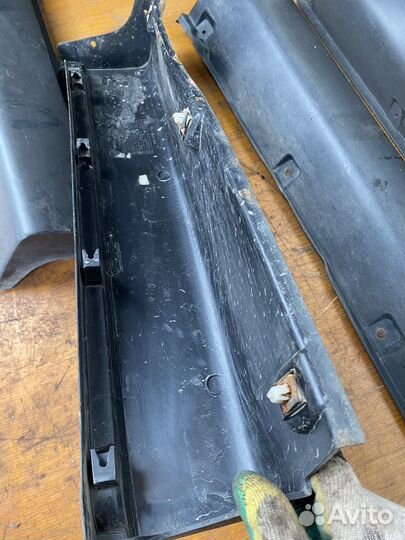 Накладки на пороги Кайрон SsangYong Kyron