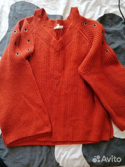 Свитер вязаный со шнуровкой Koton