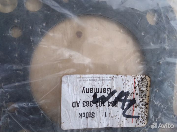 Прокладка головки блока цилиндров audi, VW