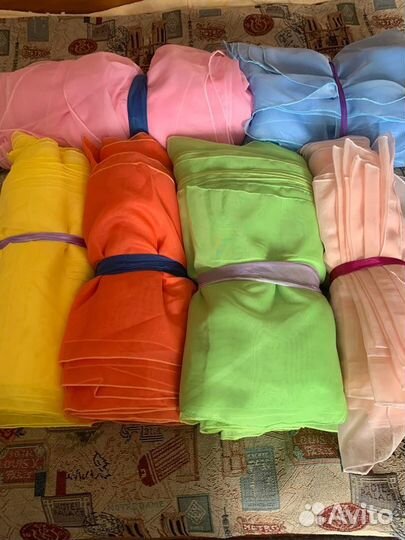 Банты на стулья + рулоны вуалей