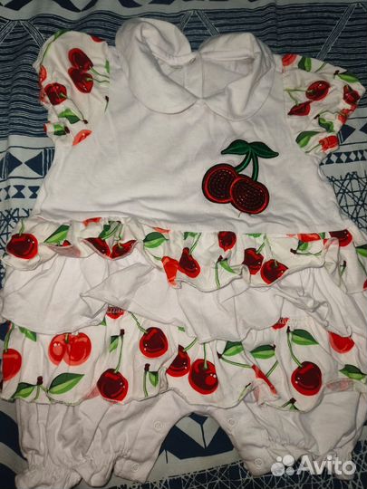 Вещи пакетом для девочек 80см