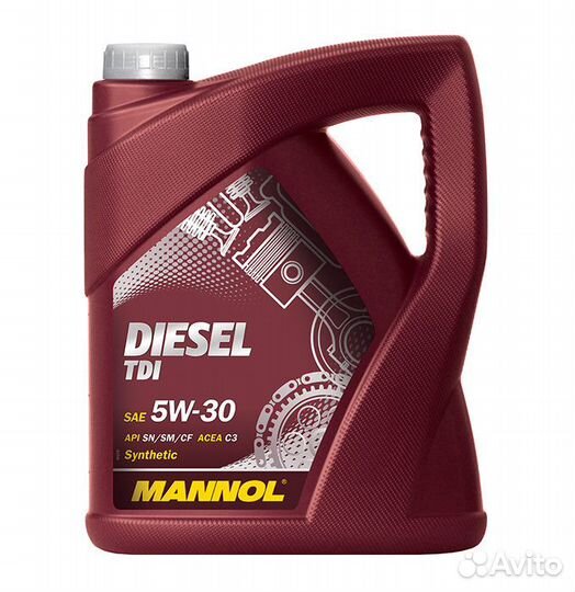 Масло моторное Diesel TDI 5w30 (5л) mannol