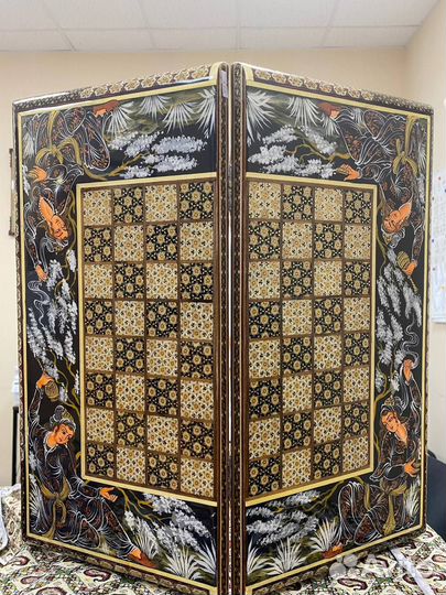 Шахматы-Нарды Хатам Иран Ручная Работа