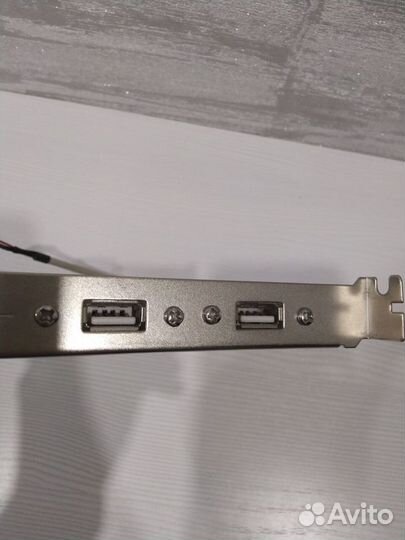 Контроллеры для пк Адаптер USB Bracket 2xUSB2.0