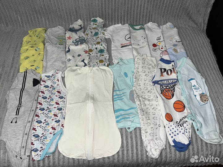 Вещи пакетом на мальчика от 0 до 1 года