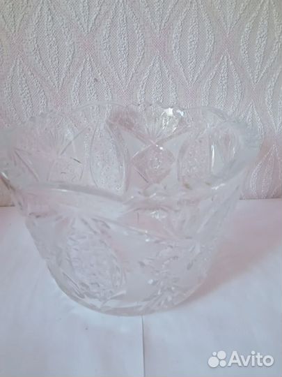 Вазы хрустальные